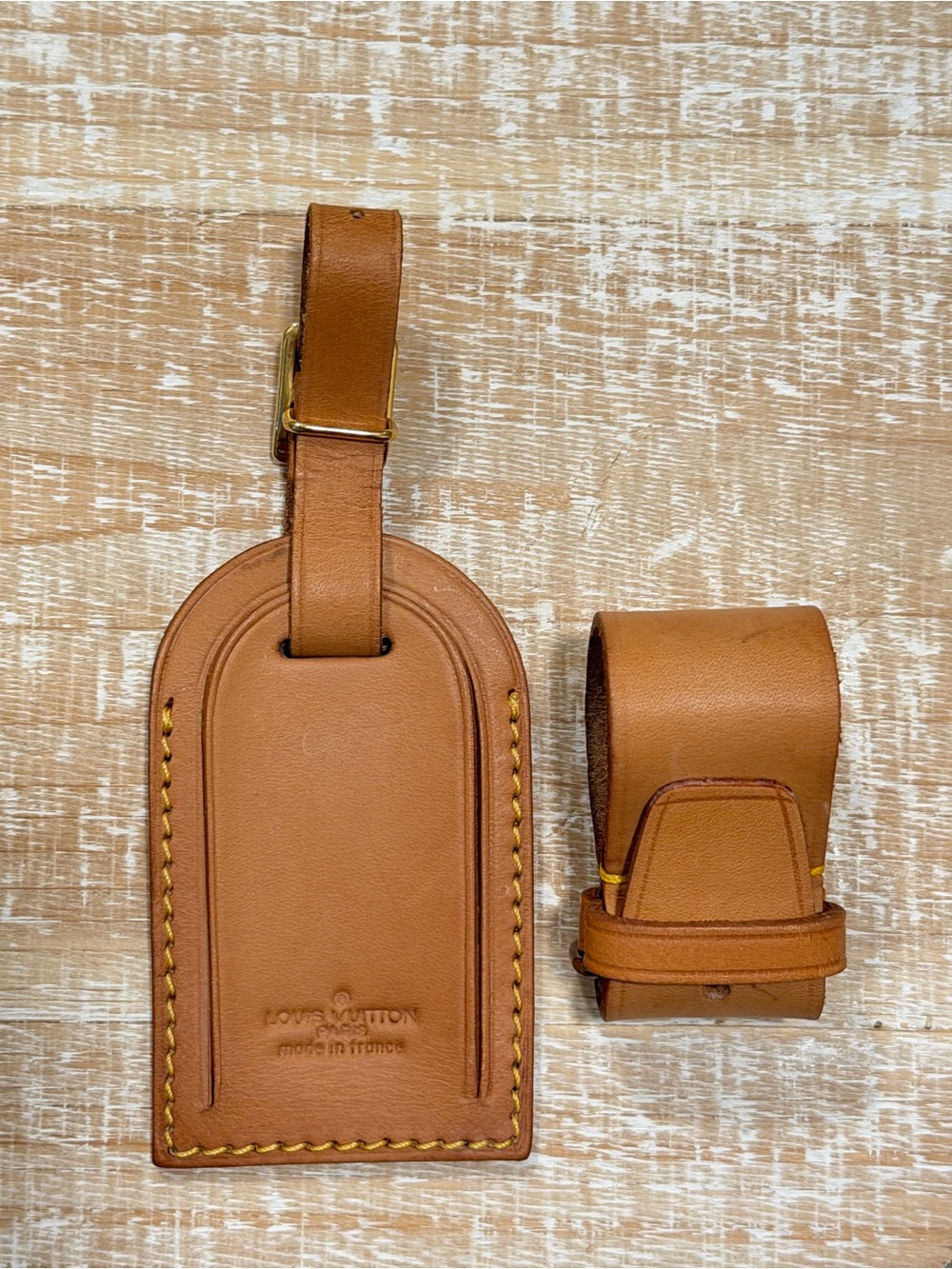 Louis Vuitton Luggage Tag and Poignet